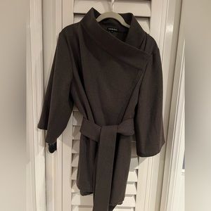 Cowl neck maternity jacket